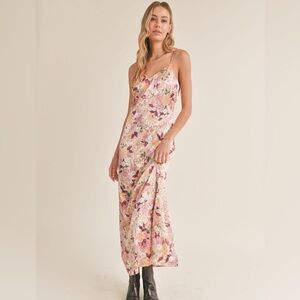 NWOT Slip Midi Dress in Rustic Cabin